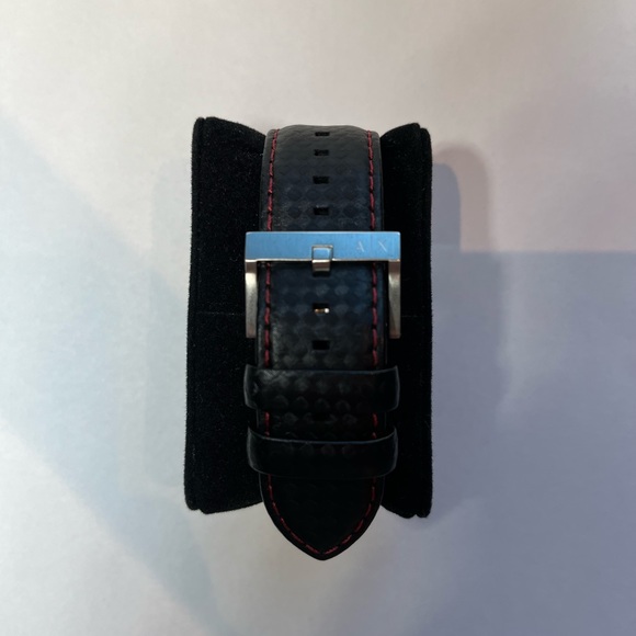 White & Black Armani Exchange Watch - Picture 5 of 7